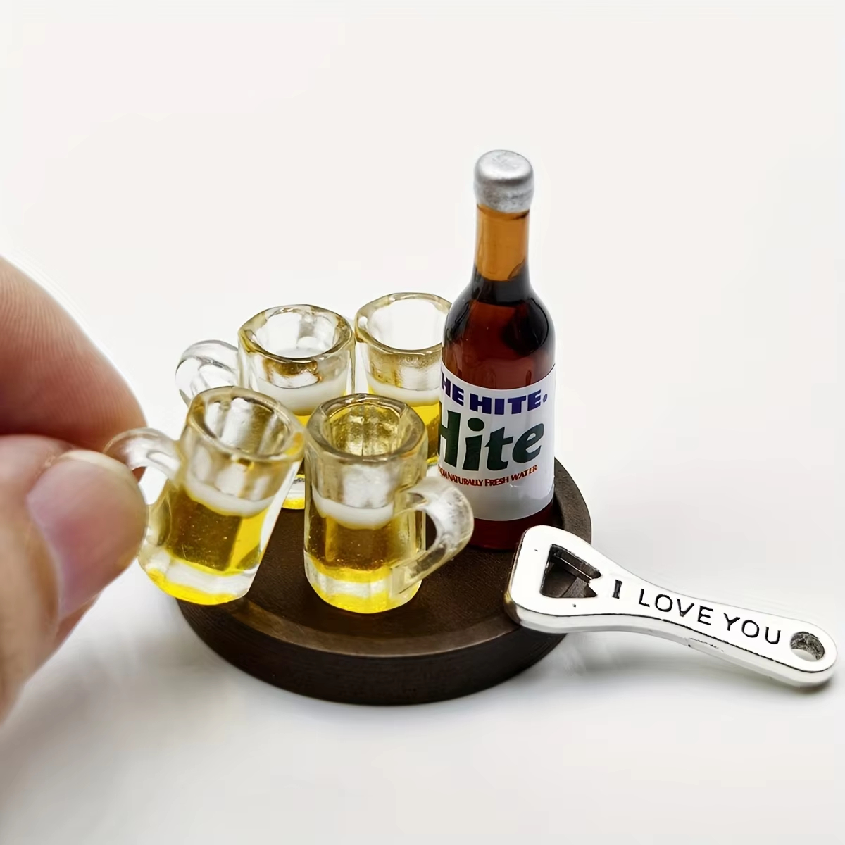 Photography Product - 1:6/1:12 스케일의 인형집 맥주잔 모델, 인형집