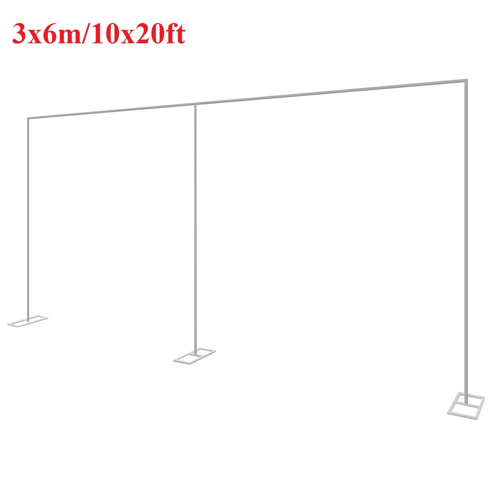 Photography Aesthetic - 3x6m/10x20ft 금속 웨딩 아치 스탠드 헤비