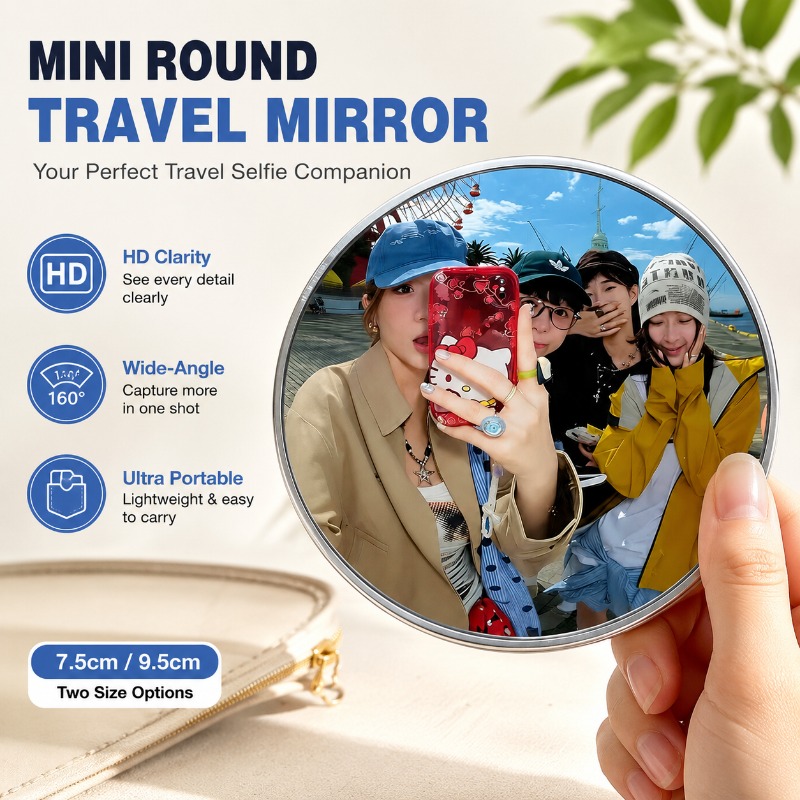 Photography Product - 휴대용 원형 볼록 거울 휴대용 광각