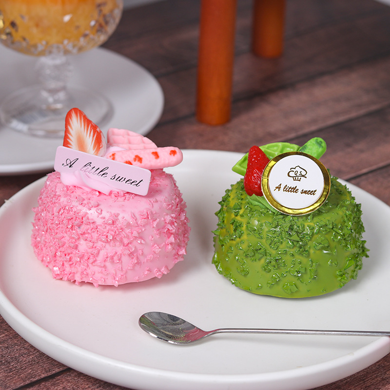 1PC 인공 무스 케이크 디저트 가짜 음식 장식 사진  - Photography Of Food 리뷰 및 가격