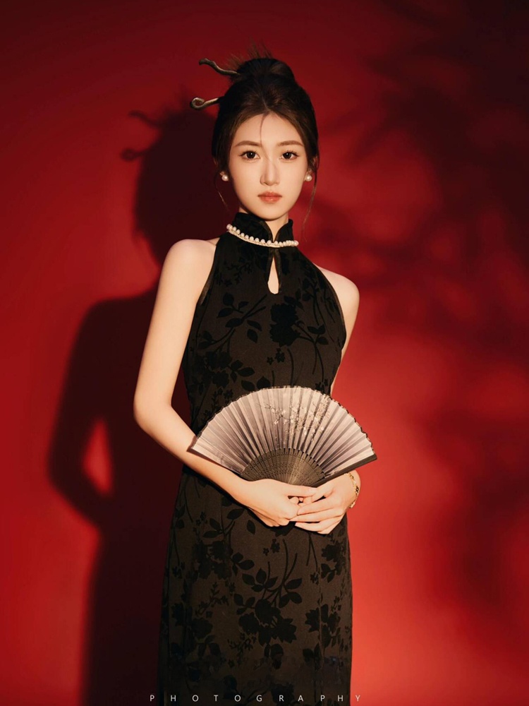블랙 코스튬 스튜디오 테마 동양 미학 새로운 중국 스타 - Photography Aesthetic 리뷰 및 가격
