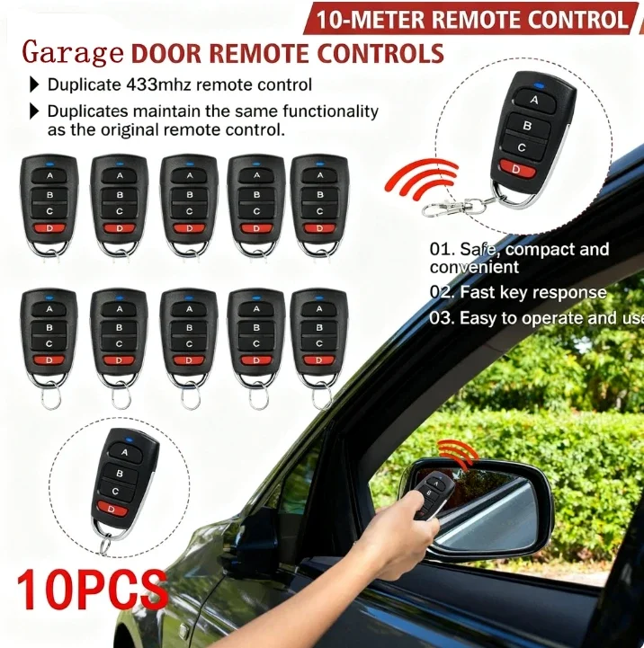 3PCS 433MHz 범용 차고 문 제어 리모컨 고정  - Remote Shutter Release 리뷰 및 가격