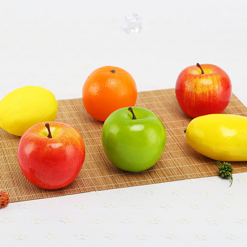 인공 사과 시뮬레이션 녹색 빨간색 과일 모조 식품 장식 - Photography Of Food 리뷰 및 가격