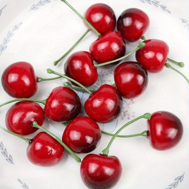 30Pcs 가짜 체리 인공 과일 모델 시뮬레이션 체리  - Photography Of Food 리뷰 및 가격
