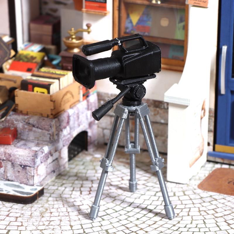 미니 비디오 카메라 삼각대 모델 1:12 스케일 인형  - Photography Product 리뷰 및 가격