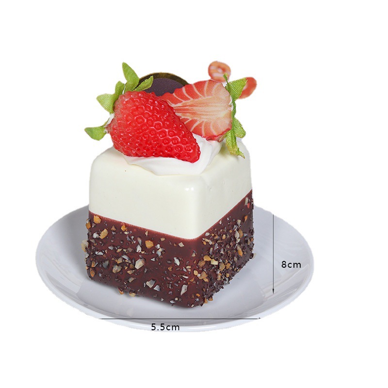 1PC 인공 과일 케이크 비스킷 가짜 음식 장식 사진  - Photography Of Food 리뷰 및 가격