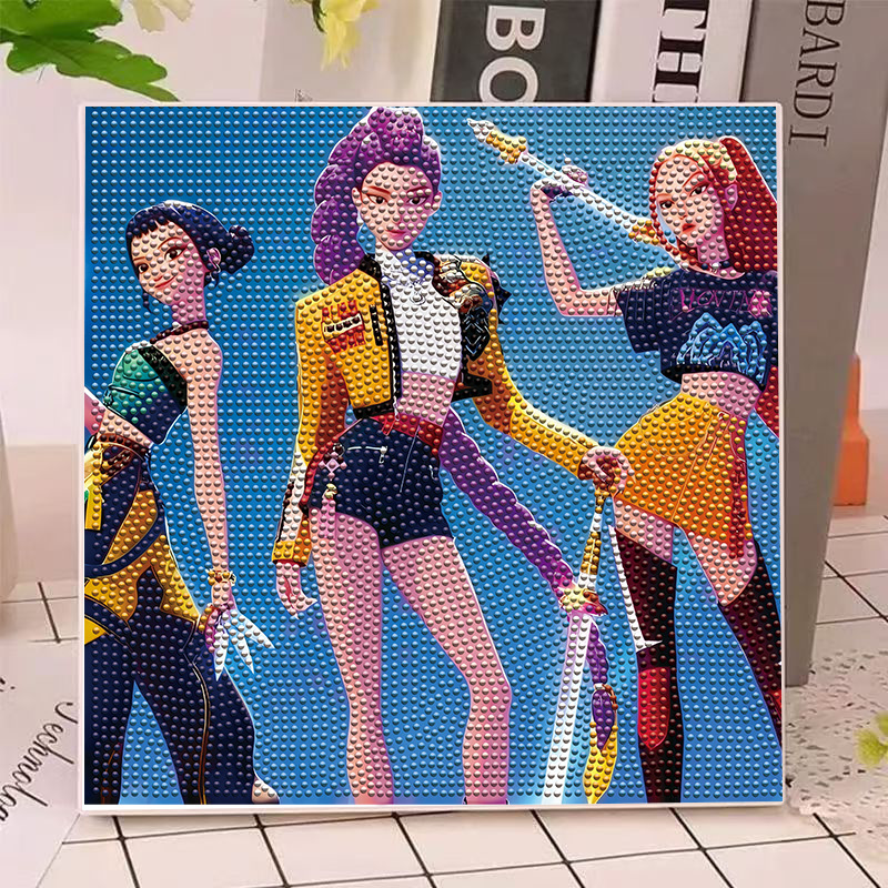 애니메이션 헌터즈 걸스 루미 밀라 조이 다이아몬드 페인 - Photography Technique 리뷰 및 가격
